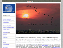 Tablet Screenshot of birdarea.com